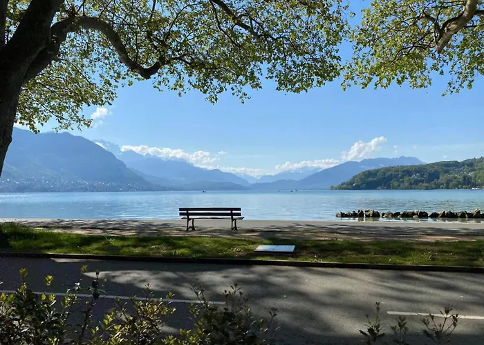 Le Bleu Du Lac 3 Etoiles - Secteur Recherche, Calme & Familiale, A 300M Du Lac & De La Vieille Ville, Garage Prive